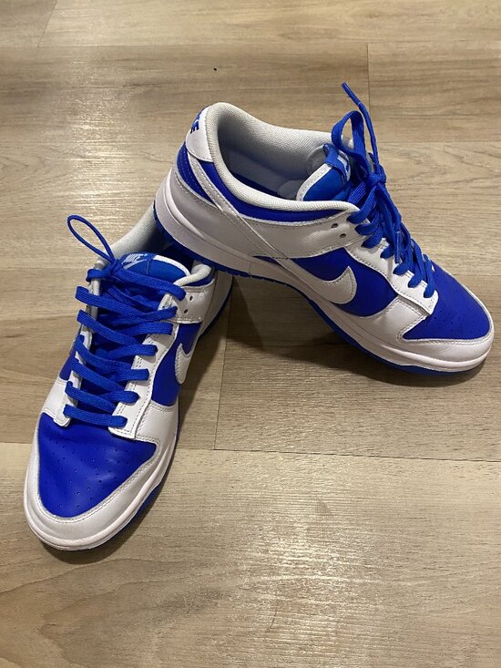 Nike Other - Nike Dunk Low Retro Royal Blue White DD1391-401 Men's Size 9 Excellent Condition